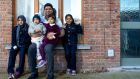 Hamad Arshad with his daughters  Suakyna (8), Shaane-Zahra (2), Urwah (4) and Libah (6) at their home in Dunboyne. Photograph: Conor Healy/Picture it Photography