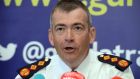  Garda Commissioner Drew Harris: The Policing Authority  is engaging with him on the matter of alleged  racial profiling checks at the Border. Photograph: Cyril Byrne 