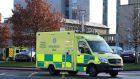 Dozens of  ambulances and crews from the voluntary sector have made themselves available to serve acute hospital patients. As of Thursday, 260 National Ambulance Service staff were absent due to Covid. Photograph: Laura Hutton