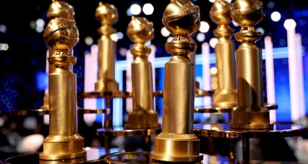 Statuettes at the 79th Annual Golden Globe Awards at The Beverly Hilton in Beverly Hills, California, USA, 09 January 2022. Photograph: EPA/Emma McIntyre 
