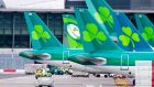 Aer Lingus and American Airlines are launching a codeshare deal allowing passengers to book seats on each other’s flights on one ticket. Photograph: Tom Honan for The Irish Times.