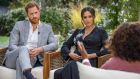 Oprah Winfrey’s interview with Prince Harry and his wife Meghan, the Duchess of Sussex, was the fifth most-watched programme on Irish television in 2021. Photograph: Joe Pugliese/Harpo Productions/AFP