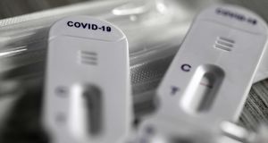 People who test positive for Covid-19 on an antigen test will no longer be required to seek a confirmatory PCR test under new rules. File photograph: Damien Meyer/AFP via Getty Images