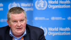 Executive director of the WHO health emergencies programme Dr  Mike Ryan. Photograph:   Fabrice Coffrini/AFP via Getty