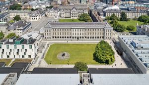 Aerial view of Trinity College Dublin. The university has  secured key exemptions from  Government reforms aimed at strengthening the accountability of higher education.
