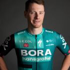 Sam Bennett: ‘It feels like coming home. We have a good crew here and everybody’s so motivated. We have the best of everything with bikes and coaches, there is a great race programme, the morale is good. To be honest, I’m happy to be back.’ Photograph: Lukas Gellert/Bora-hansgrohe/Lukas Gellert.
