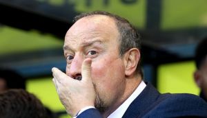 Plenty of fiesty words were exchanged as Rafael Benitez was shown the door at Everton. Photograph:  Stephen Pond/Getty Images