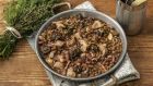 Galician porky bits and lentils