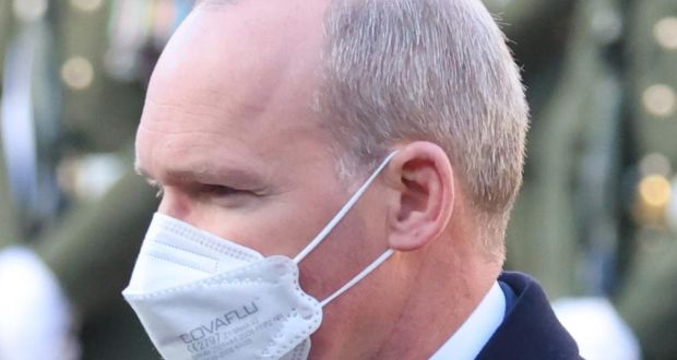 Minister for Foreign Affairs Simon Coveney: Nobody organised a party or danced the night away. Coveney’s involvement seems to have been limited to a brief speech. Photograph: Dara Mac Dónaill 