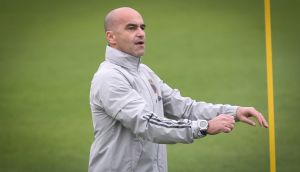 The Belgium PA have rejected Everton’s proposal of a job share  involving Belgium coach Roberto Martínez. Photograph:  Virginie Lefour/Belga Mag/AFP via Getty Images