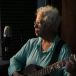 Janis Ian plays her guitar at a recording studio in Bradenton, Florida. At 70, she is releasing a final album, The Light at the End of the Line. Photograph: Eve Edelheit/New York Times