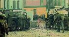 People confront British soldiers on William Street in Derry minutes before paratroopers opened fire, killing 14 civilians on what became known as Bloody Sunday. File photograph: Getty