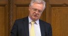 David Davis in the House of Commons:  “I expect my leaders to shoulder the responsibility for the actions they take.” Photograph: AFP via Getty Images