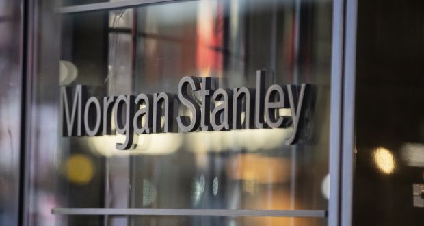 Signage at Morgan Stanley headquarters in New York. Photograph: Victor J. Blue/Bloomberg