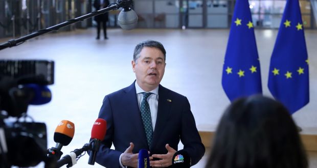 Paschal Donohoe: Government had decided against introducing legislation to recover money that insurers had deducted from Covid-19 business interruption payouts. Photograph: Bloomberg