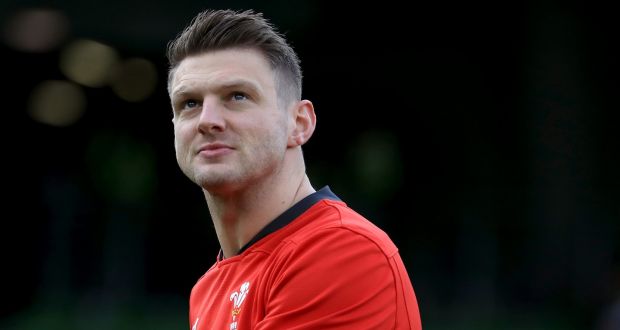 Dan Biggar: proud to be appointed Wales captain for this  season’s  Six Nations Championship. Photograph: Donall Farmer/PA 