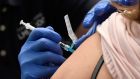 About 72 per cent of Austria’s population is fully vaccinated against Covid-19, one of the lowest rates in western Europe. Photograph:  Patrick T Fallon/AFP via Getty Images