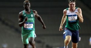 Israel Olatunde represented Ireland at the European Youth Olympic Games at Baku in 2019. Photograph: Bryan Keane/Inpho
