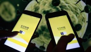 The Covid-19 contact tracing app was launched in July, 2020. Photograph: Niall Carson/PA Wire