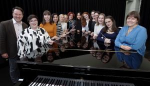 Twelve participants of the award-winning Female Conductor Programme for 2019/2020. Photograph: Mark Stedman