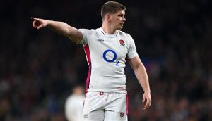 England face a nervous wait on news of Owen’ Farrell’s fitness. Photograph: by Dan Mullan/RFU/Getty Images
