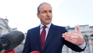Taoiseach Micheál Martin: ‘Your collective efforts have saved thousands of lives.’ Photograph: Brian Lawless/PA Wire 
