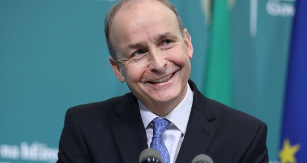 Taoiseach Micheál Martin: ‘Spring is coming and I don’t know if I have ever looked forward to one as much as this one.’ Photograph: Julien Behal