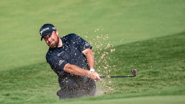 Shane Lowry’s challenge faded on the final day in Abu Dhabi. Photograph: Ryan Lim/Getty/AFP