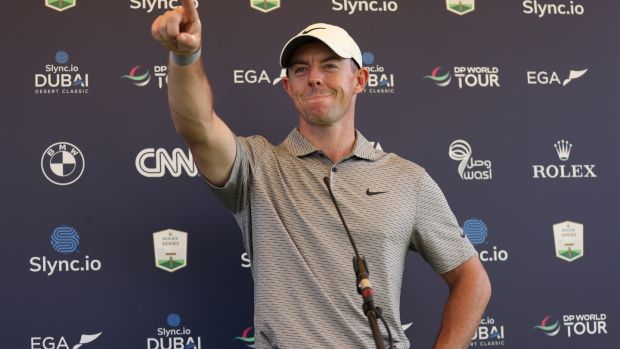 Rory McIlroy is a two-time winner of the Dubai Desert Classic. Photograph: Luke Walker/Getty