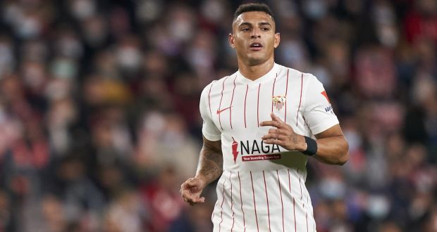 Sevilla FC’s Diego Carlos: Newcastle would now have to pay his €70m buyout clause if they wanted to sign him. Photograph: Mateo Villalba/Quality Sport Images/Getty Images