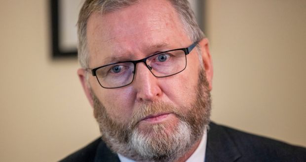 Doug Beattie: In a statement, now pinned to his twitter feed, Beattie acknowledged and apologised for misogyny, said he was ashamed and embarrassed, and vowed to do better. Photograph: Liam McBurney/PA