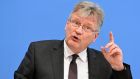 Alternative for Germany co-leader Jörg Meuthen said he will keep the seat in the European Parliament that he has held since 2017. Photograph:  Tobias Schwarz/AFP via Getty Images