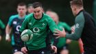 Ireland’s  Johnny Sexton: he has already said he sees no reason why he cannot play in the next World Cup in 2023. Photograph:  Billy Stickland/Inpho