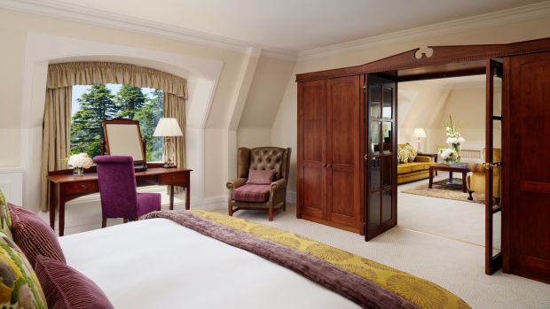 A suite at the Culloden Estate and Spa.