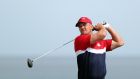 Bryson DeChambeau of team United States  on the ninth tee during the Ryder Cup at Whistling Straits in September last year. Photograph: Stacy Revere/Getty Images