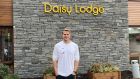 Jamie Carr outside Daisy Lodge in Newcastle, Co Down.  ‘Having been to Daisy Lodge I have seen what they do and the invaluable support they offer to young people and their families after a cancer diagnosis’