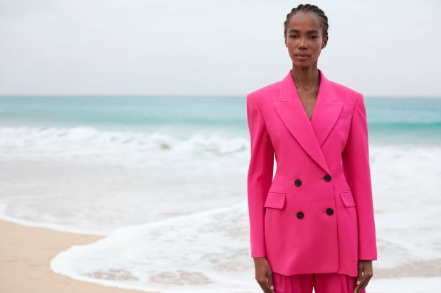 Alexander McQueen pink suit jacket, €860