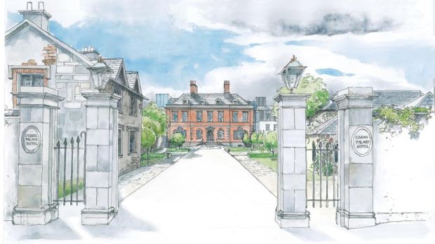 Artist drawings of the multimillion makeover of Cashel Palace, due to open on March 1st