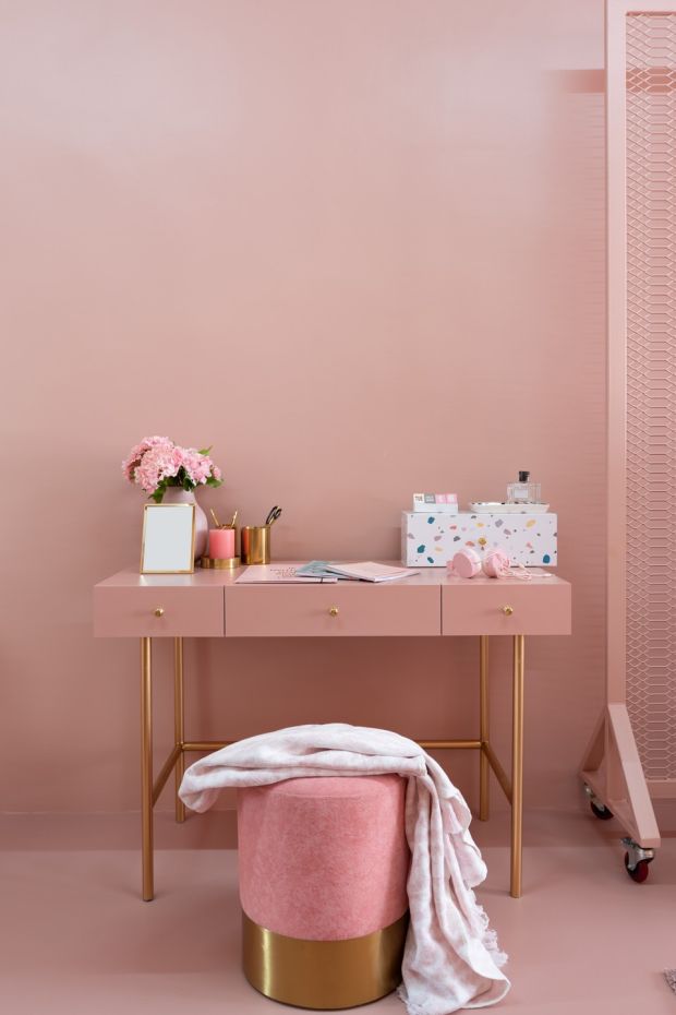 Pinks are making a comeback this spring – on walls and skirting boards. Pictured is Zephyr from Fleetwood Pantone