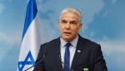  Israeli foreign minister Yair Lapid condemned Russia’s violation of the international order but demurred over sanctions. Photograph: EPA/Yuval Penn 