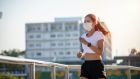 The new studies raise questions about how to balance the undeniable health gains of working out with the downsides of breathing in bad air. Photograph: iStock