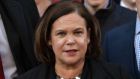 Mary Lou McDonald: her  attempt to erase the record of Sinn Féin’s long-time support for Putin by suddenly adopting a pro-Ukraine pose should be treated as the opportunistic move it is.   Photograph: Getty Images