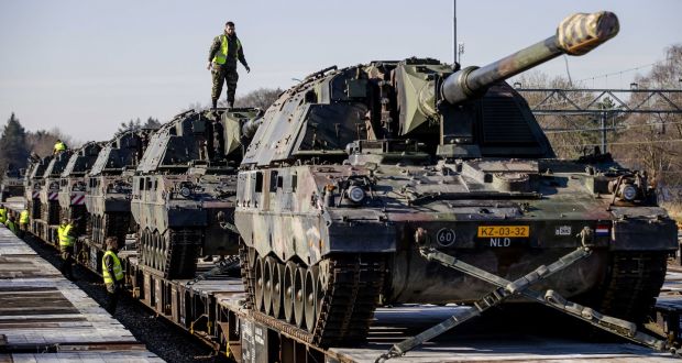 One of the greatest ever mobilisations of Nato forces now under way in  Europe