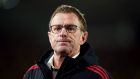Ralf Rangnick believes that a club culture is crucial for the success of the next United manager. Photograph: Mike Egerton/PA 