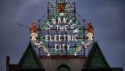 The Electric City sign in Scranton, Pennsylvania. Photograph: Hannah Beier/Bloomberg