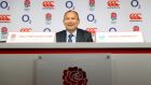 England head coach Eddie Jones has made a reputation for his interaction with the press. Photograph:  Richard Heathcote/Getty Images