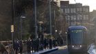 Mr Richmond said the decision to run trams to Sunday timetables over the two days amounted to a “direct dereliction of responsibility of duty by LUAS. Photograph: Dara Mac Donaill / The Irish Times
