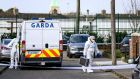 Garda forensic officers at the scene of the shooting in Finglas, north Dublin, on Sunday. Photograph: Damien Storan/PA