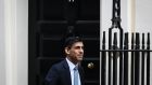 UK chancellor Rishi Sunak leaving 11 Downing Street before delivering his spring statement to parliament. Photograph: Daniel Leal/AFP