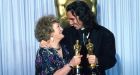 Brenda Fricker and Daniel Day-Lewis both won Oscars for My Left Foot in 1990. Photograph: John Barr/Liaison